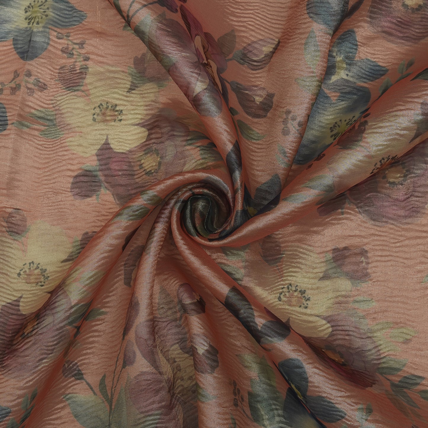 Crush Tissue Print Fabric