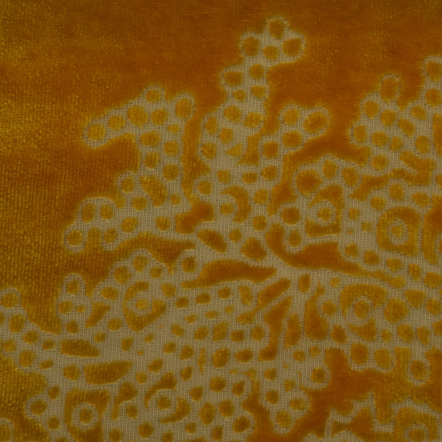 Mustard Color Pure Brasso Velvet Fabric