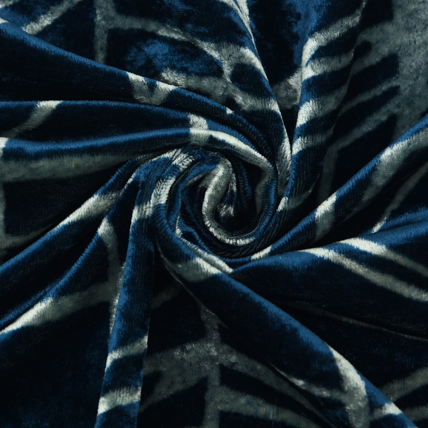 Pure Silk Velvet Print Fabric