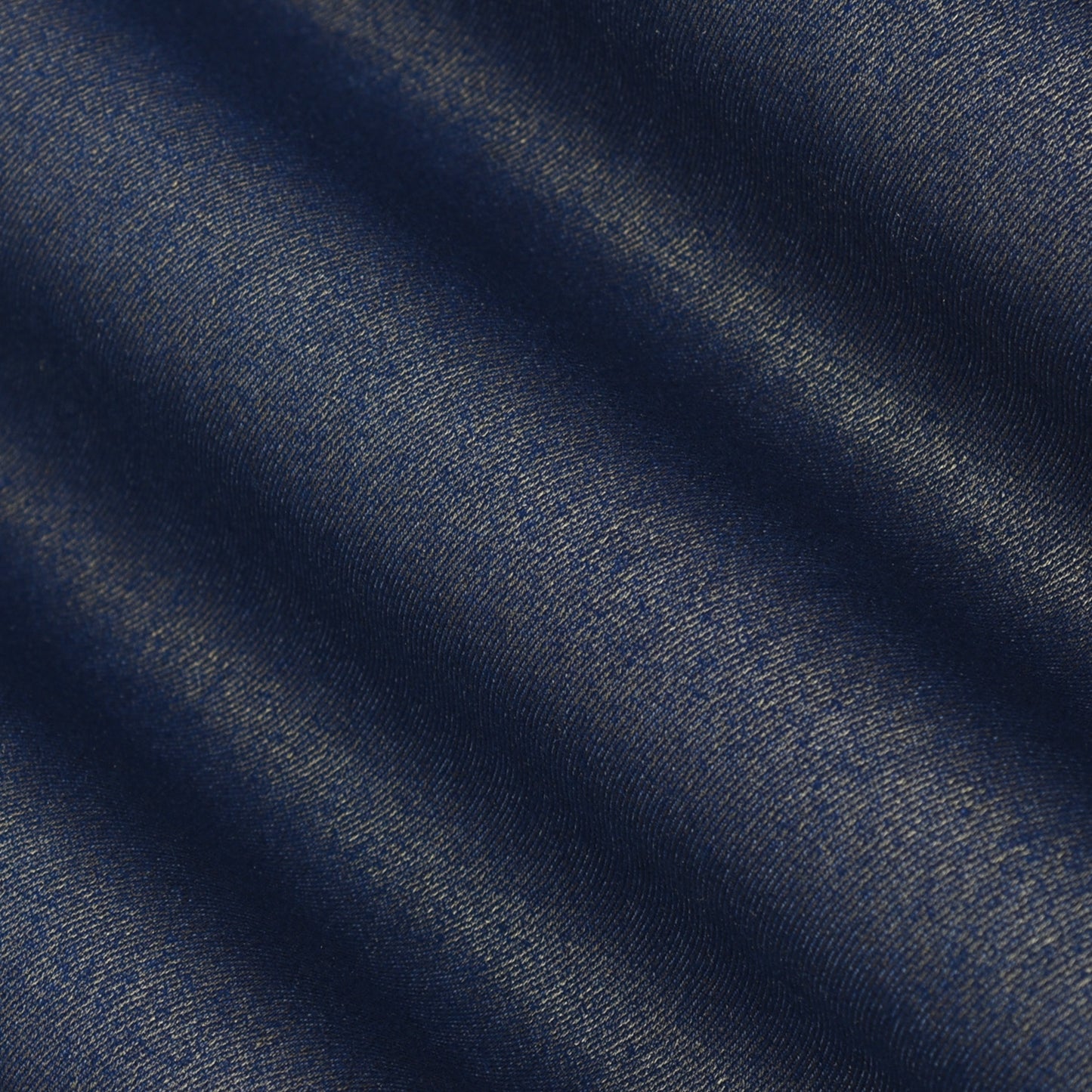 Blue Color Denim Foil Fabric