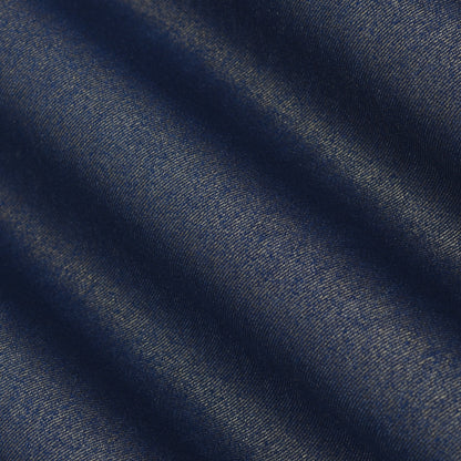 Blue Color Denim Foil Fabric
