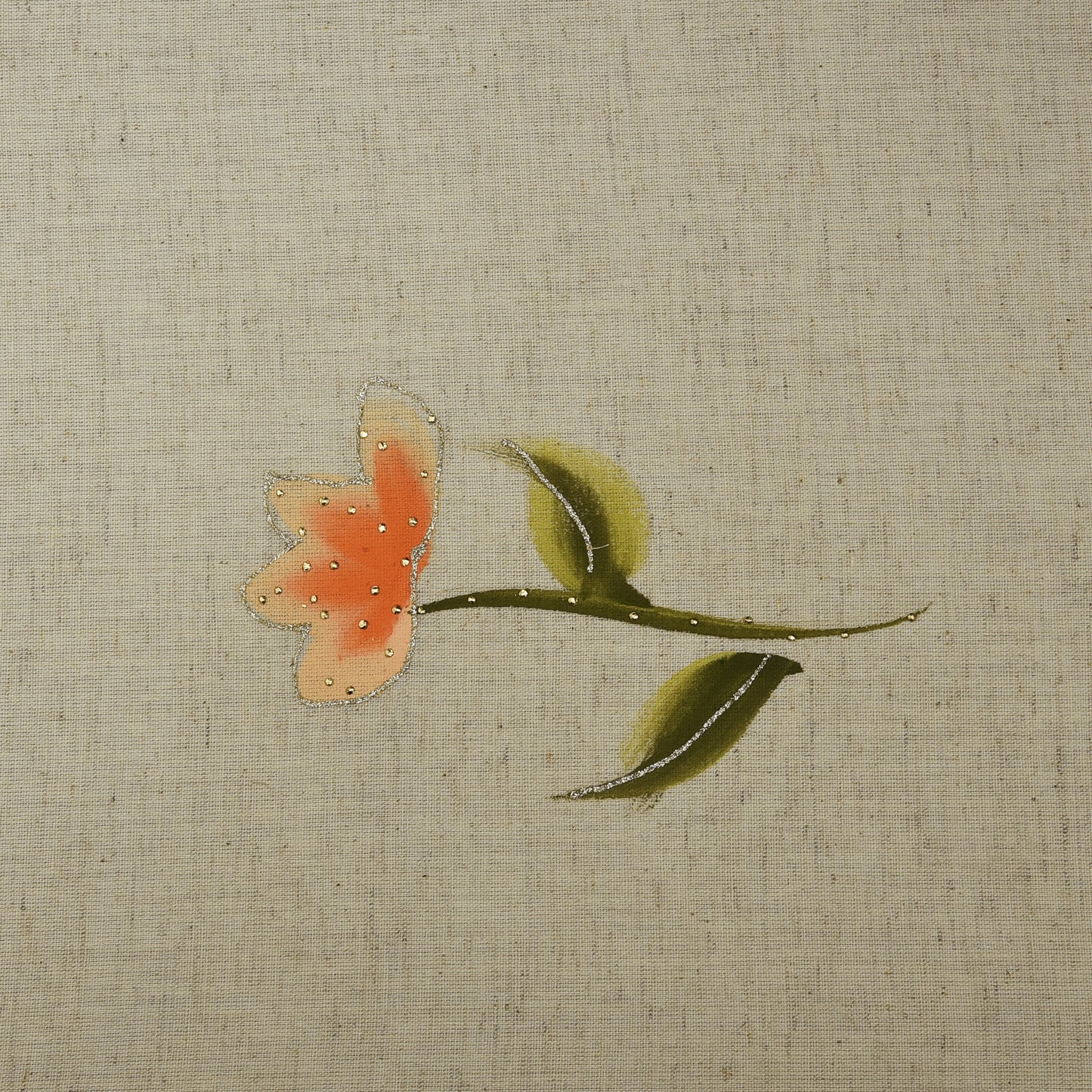 Floral Print Organic Cotton Fabric