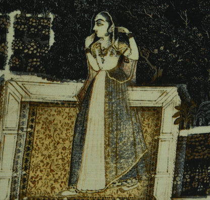 Multicolor Modal Satin Hydra Print Fabric