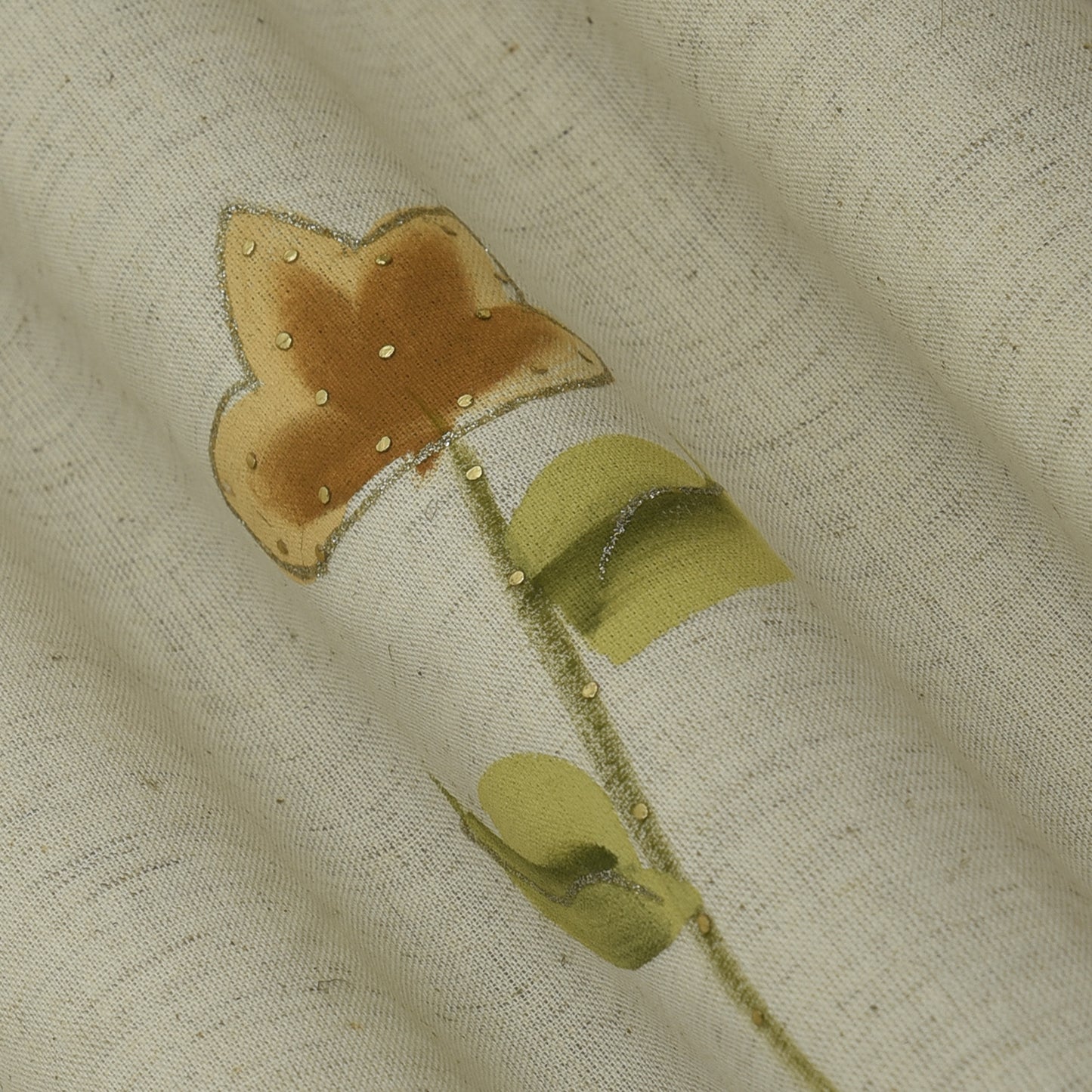 Floral Print Organic Cotton Fabric