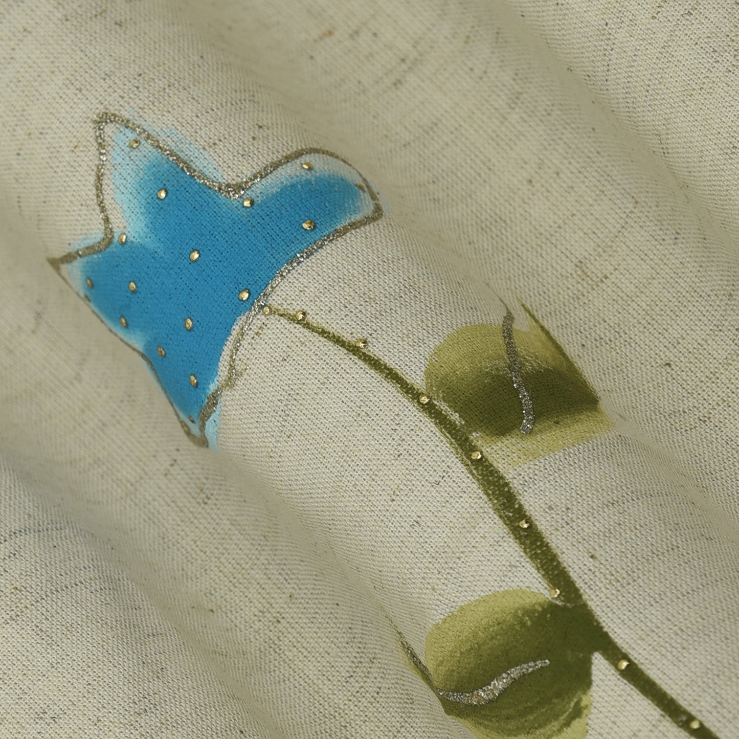 Floral Print Organic Cotton Fabric