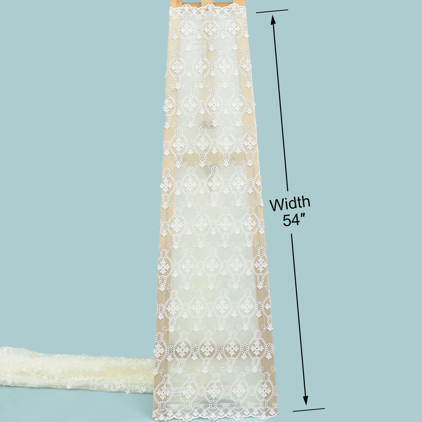 Chanderi Embroidery Fabric