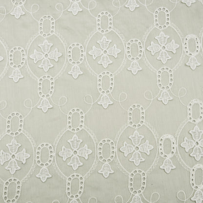 Chanderi Embroidery Fabric