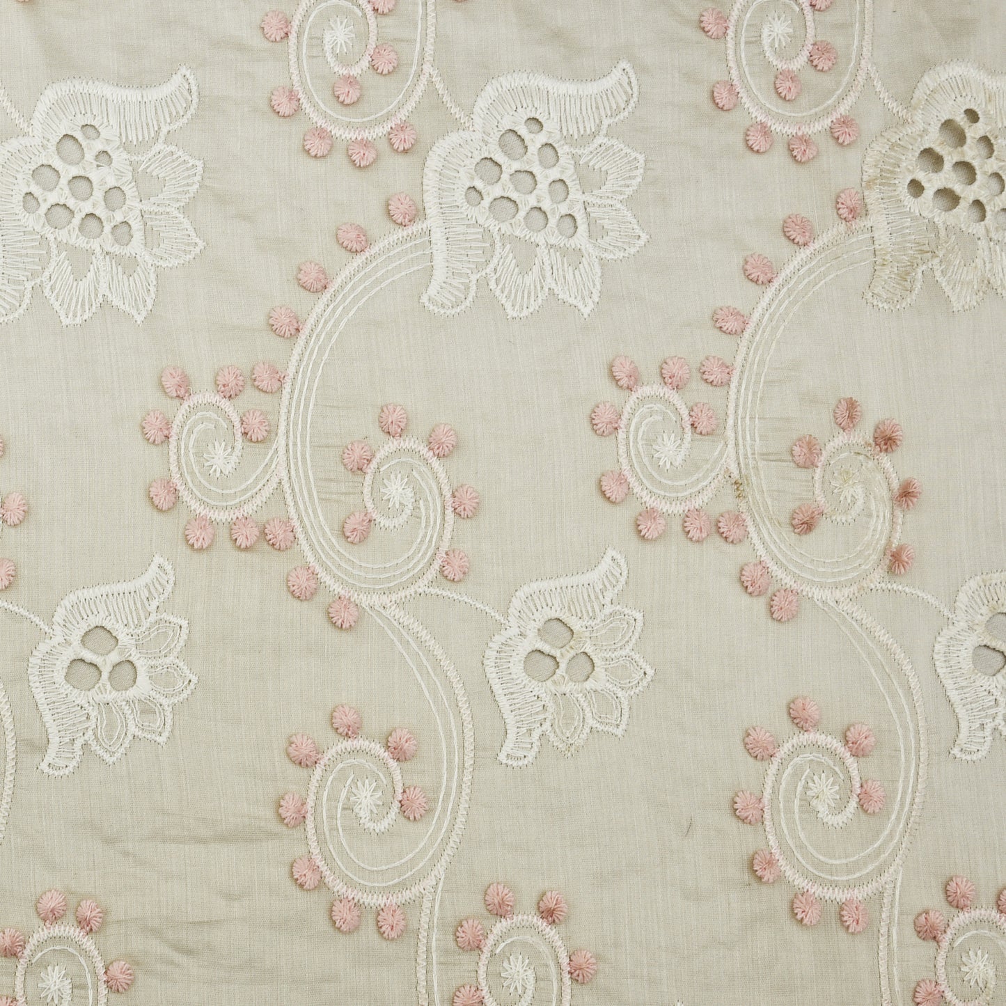 Chanderi Embroidery Fabric