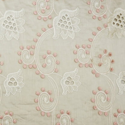 Chanderi Embroidery Fabric