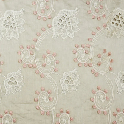 Chanderi Embroidery Fabric (Cut Pieces 1Mtr)