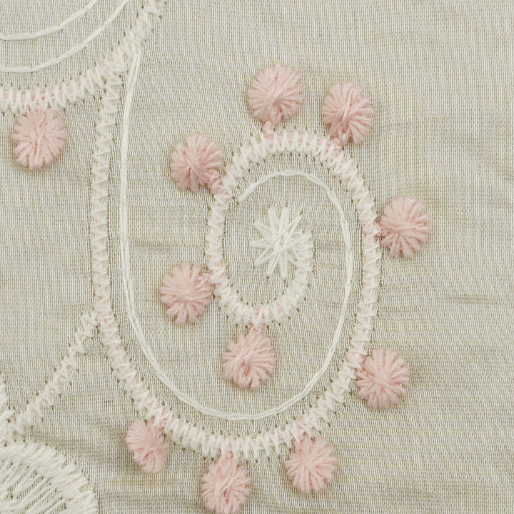 Chanderi Embroidery Fabric (Cut Pieces 1Mtr)