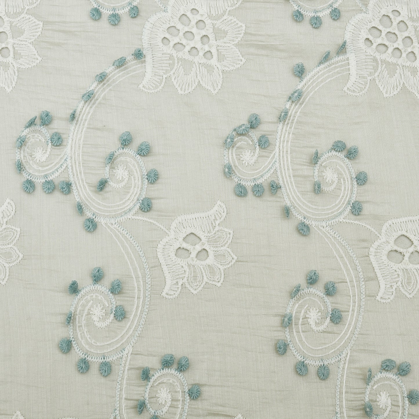 Chanderi Embroidery Fabric