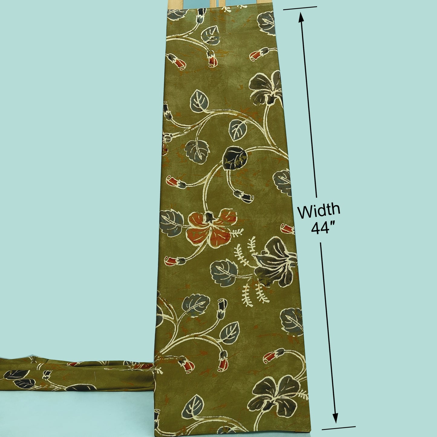 Multicolor Modal Satin Hydra Print Fabric