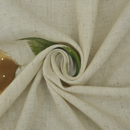 Floral Print Organic Cotton Fabric