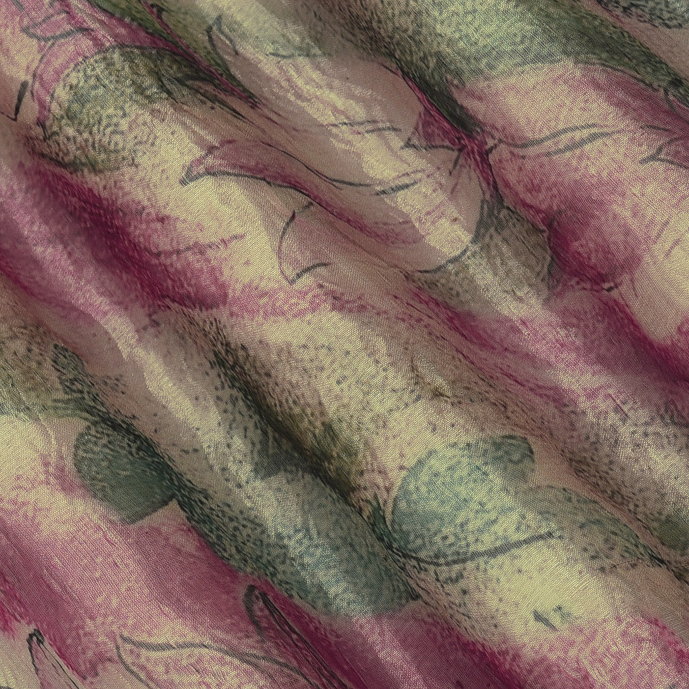 Crush Tissue Print Fabric