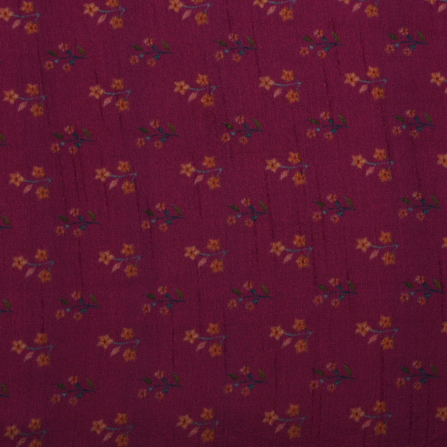 Rani Color Slub Silk Print Fabric