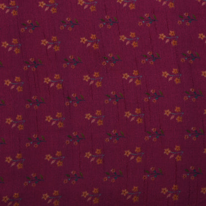 Rani Color Slub Silk Print Fabric