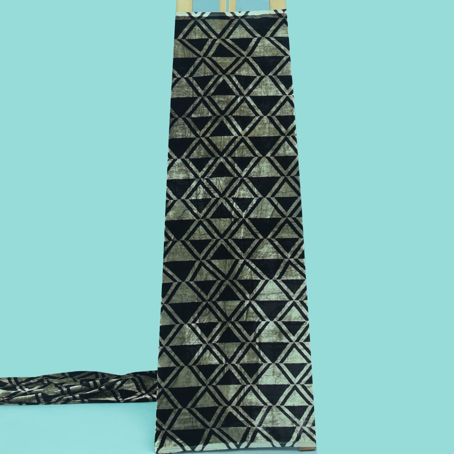 Pure Silk Velvet Print Fabric