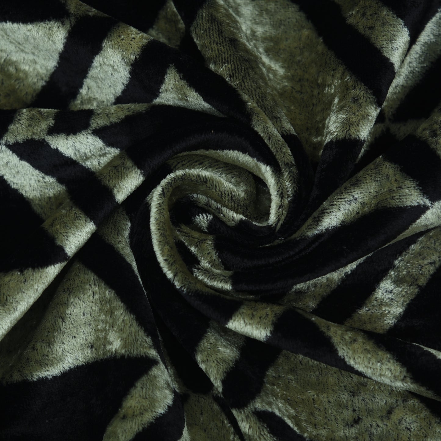Pure Silk Velvet Print Fabric