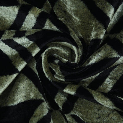 Pure Silk Velvet Print Fabric