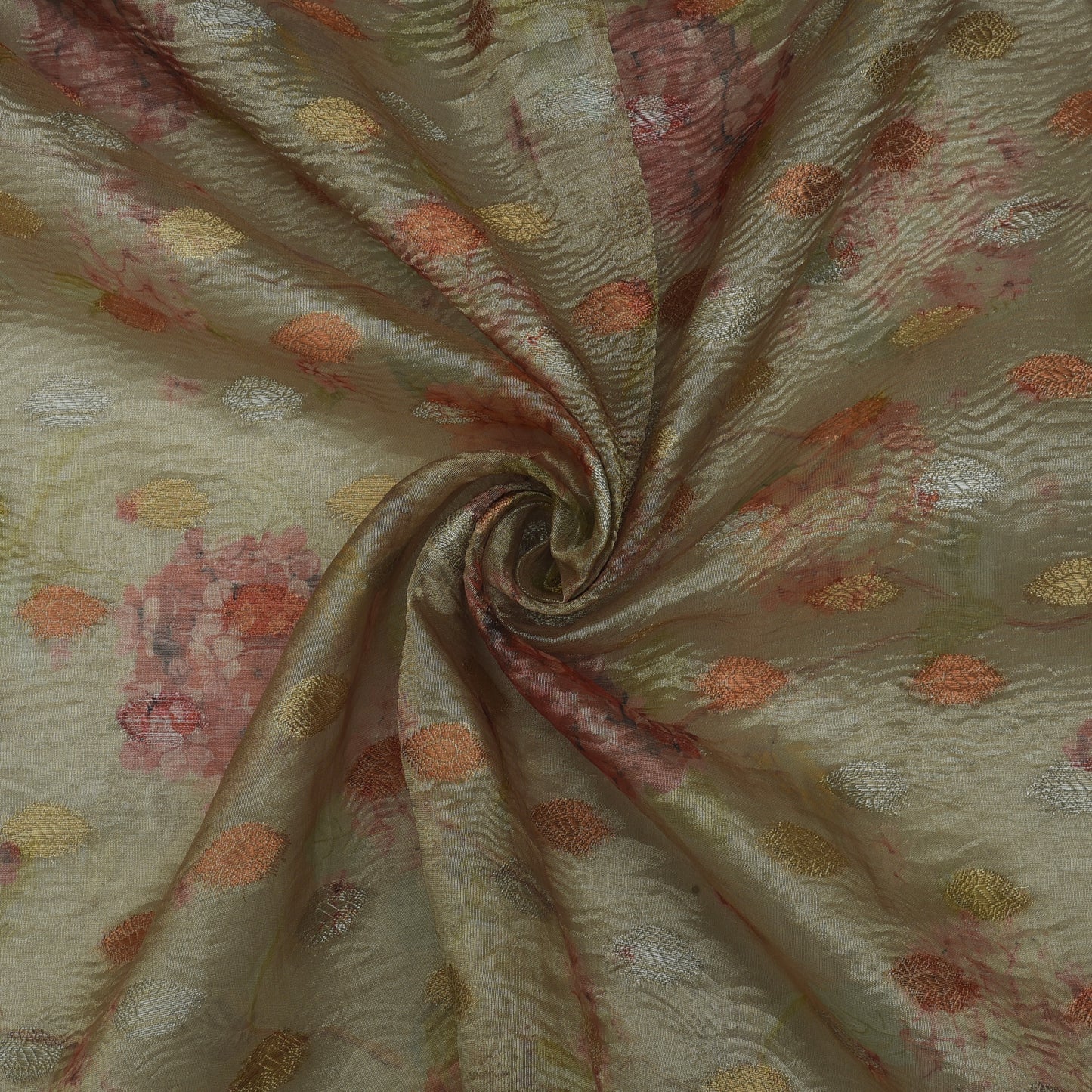 Crush Tissue Print Fabric