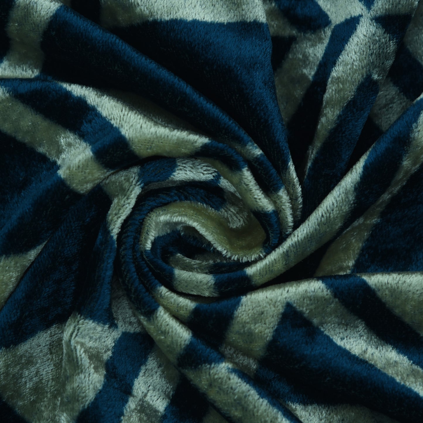 Pure Silk Velvet Print Fabric