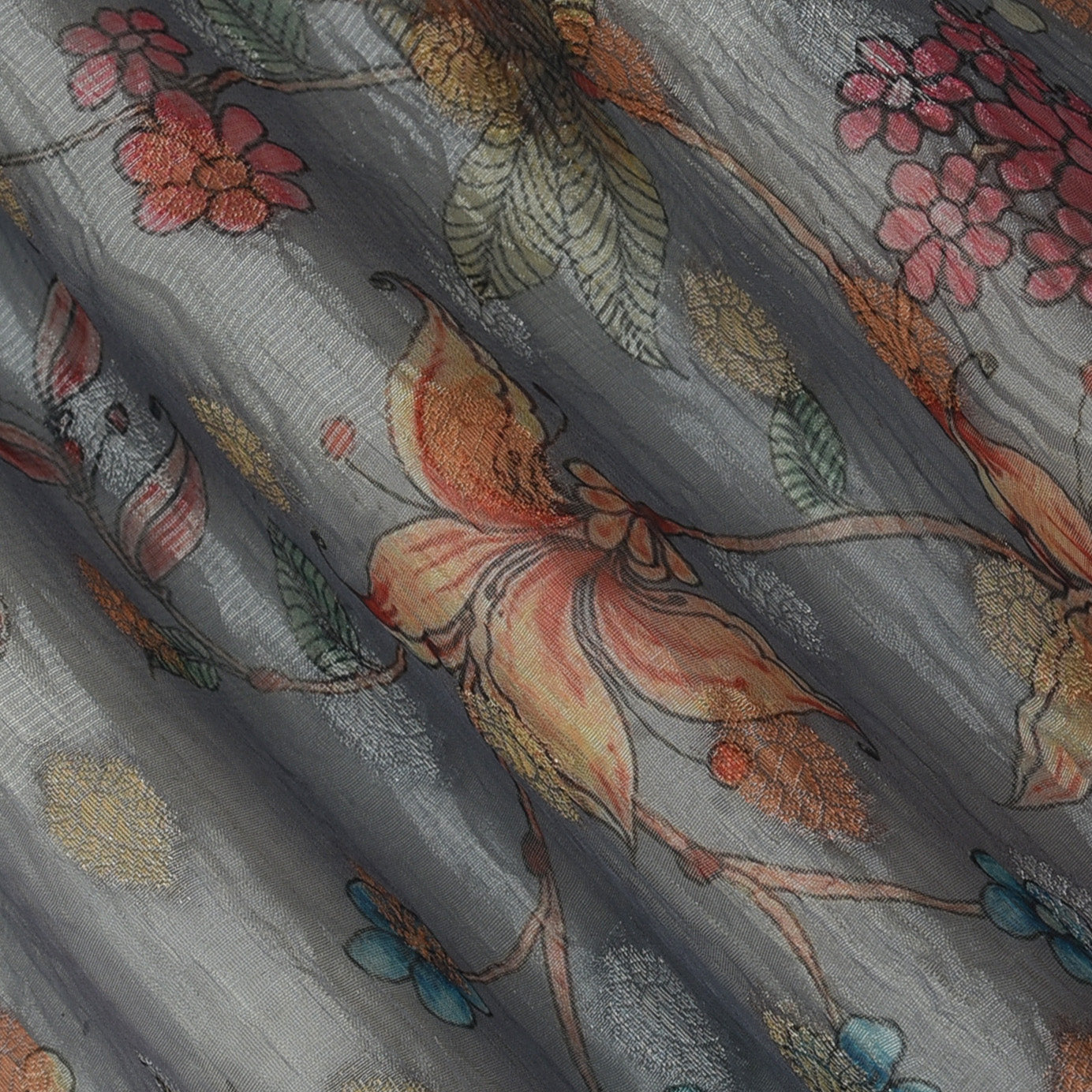 Crush Tissue Print Fabric