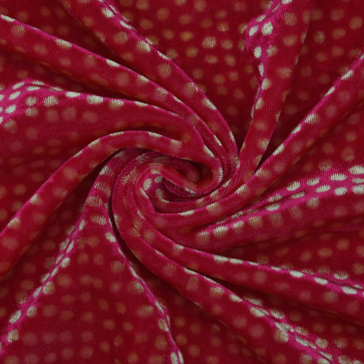 Pure Silk Velvet Print Fabric