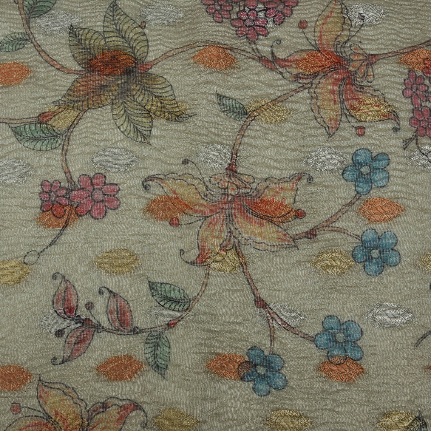 Crush Tissue Print Fabric