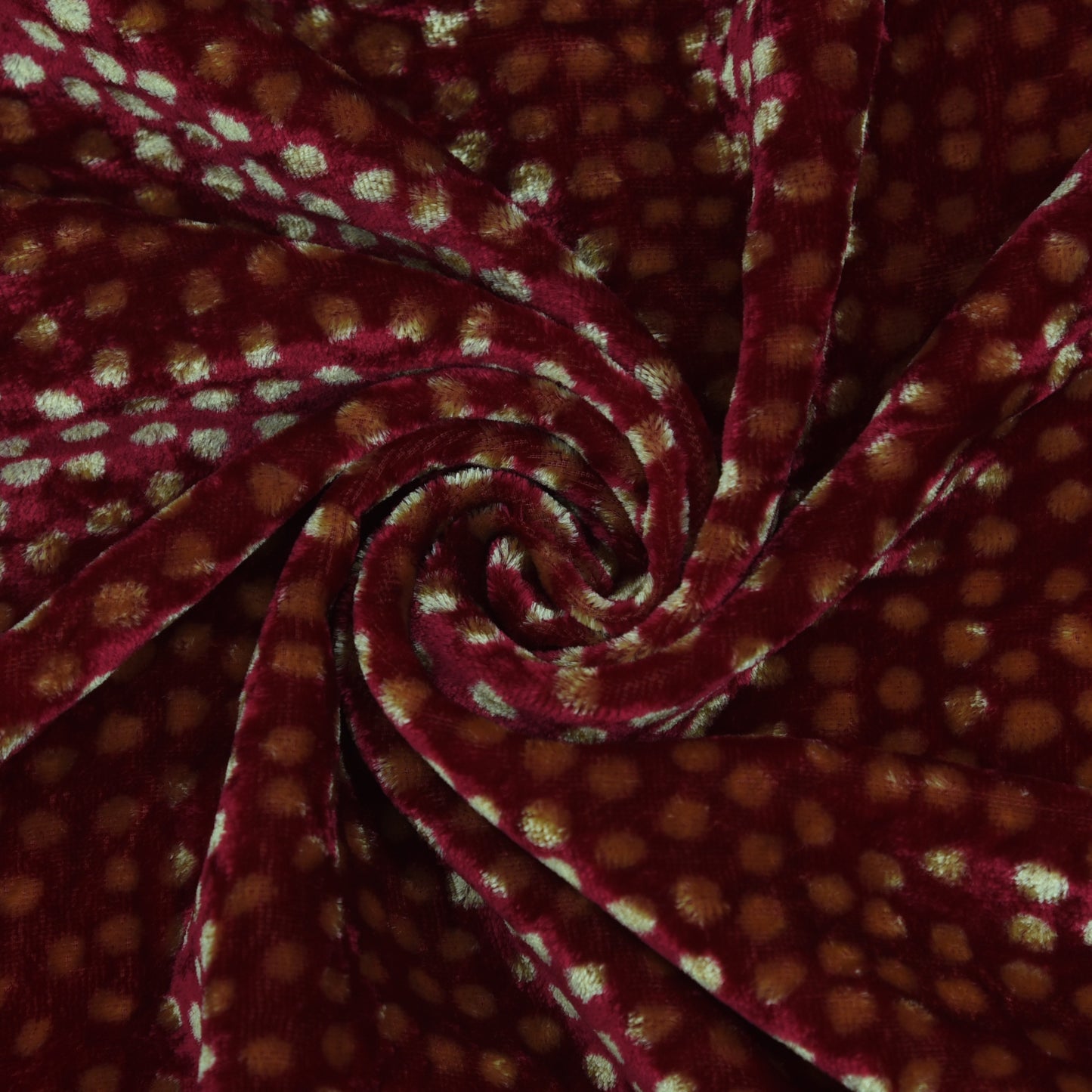 Pure Silk Velvet Print Fabric