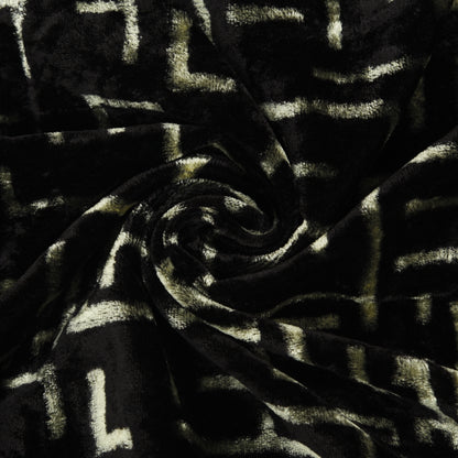 Pure Silk Velvet Print Fabric