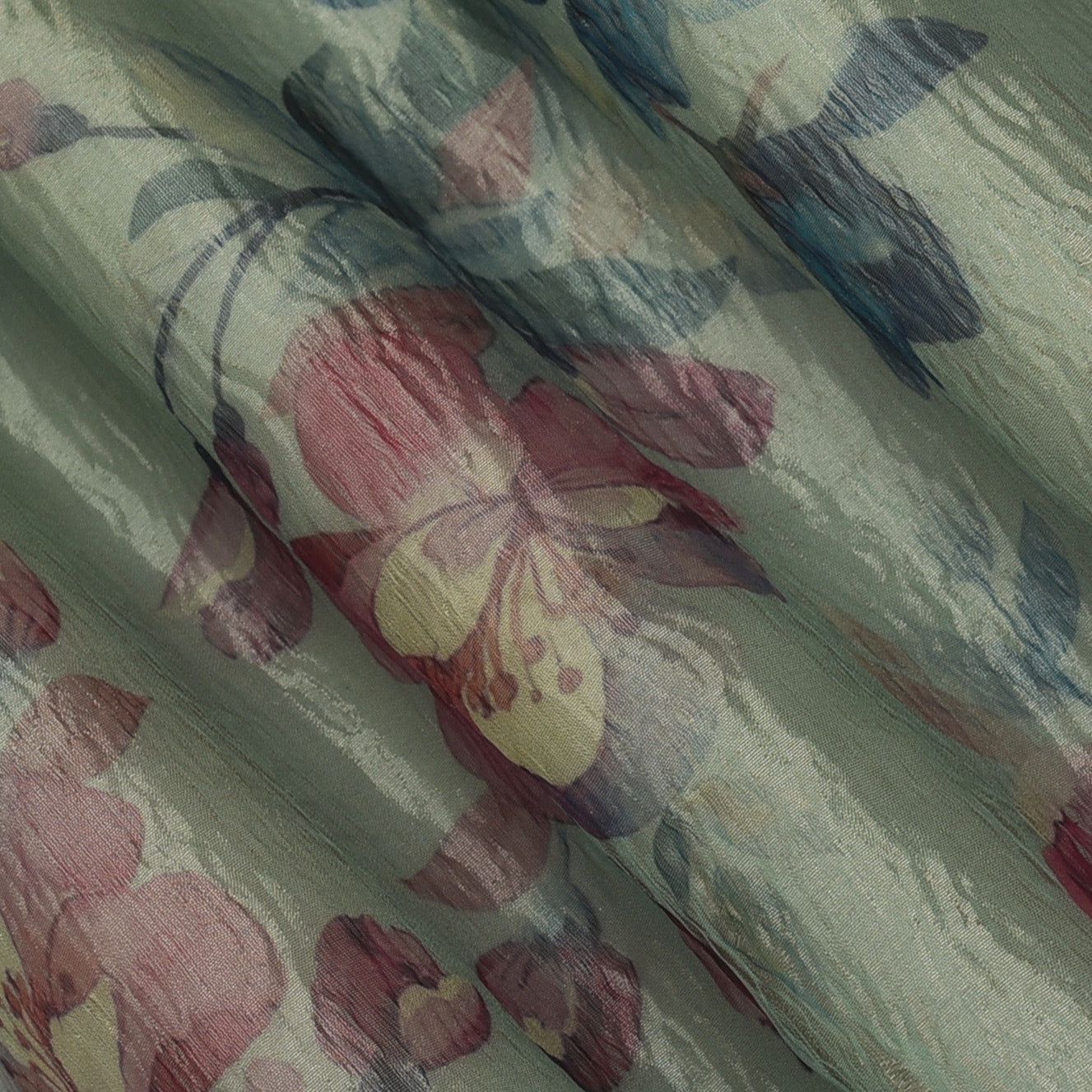 Crush Tissue Print Fabric