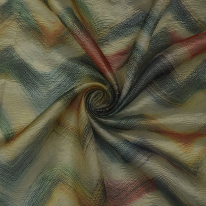 Crush Tissue Print Fabric