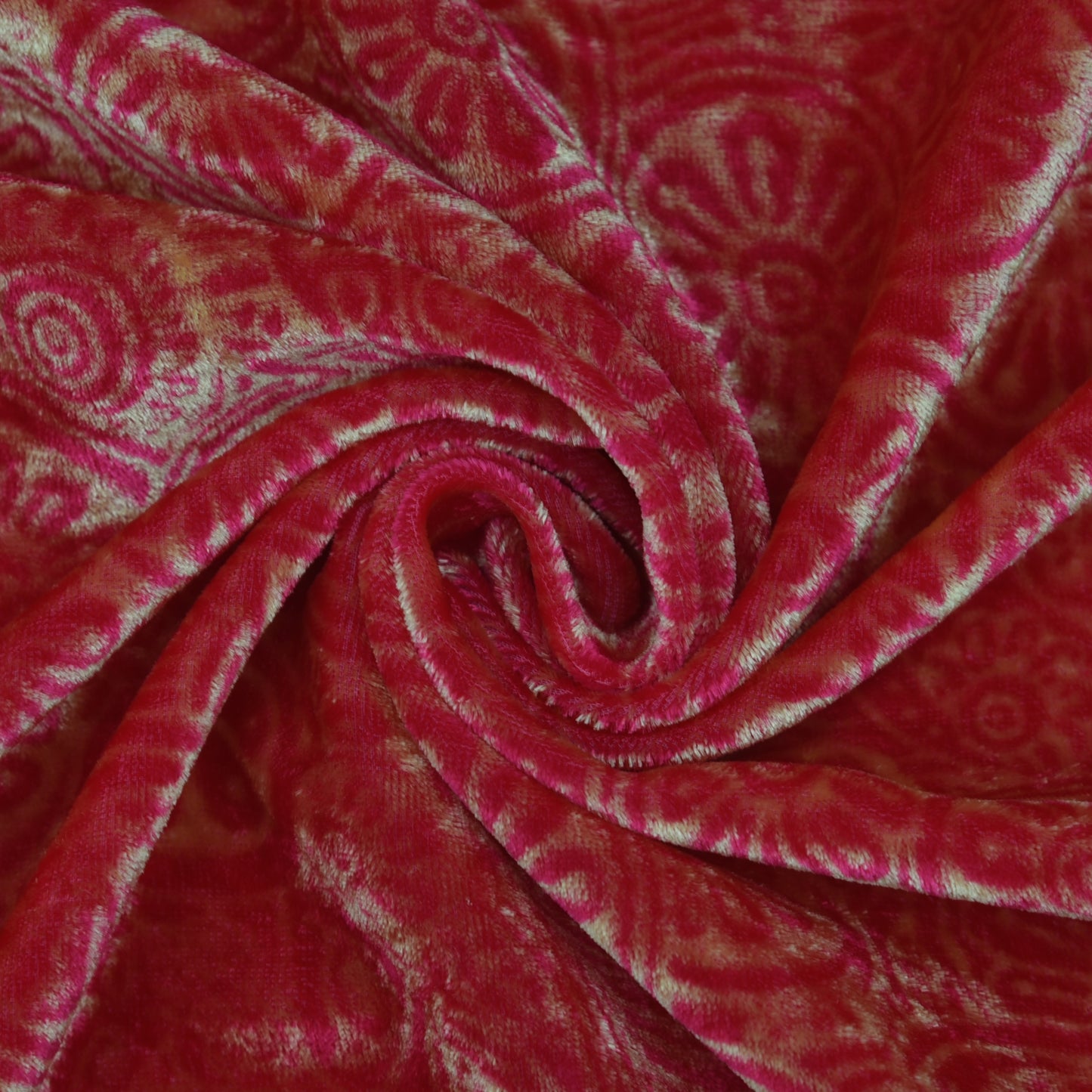 Pure Silk Velvet Print Fabric