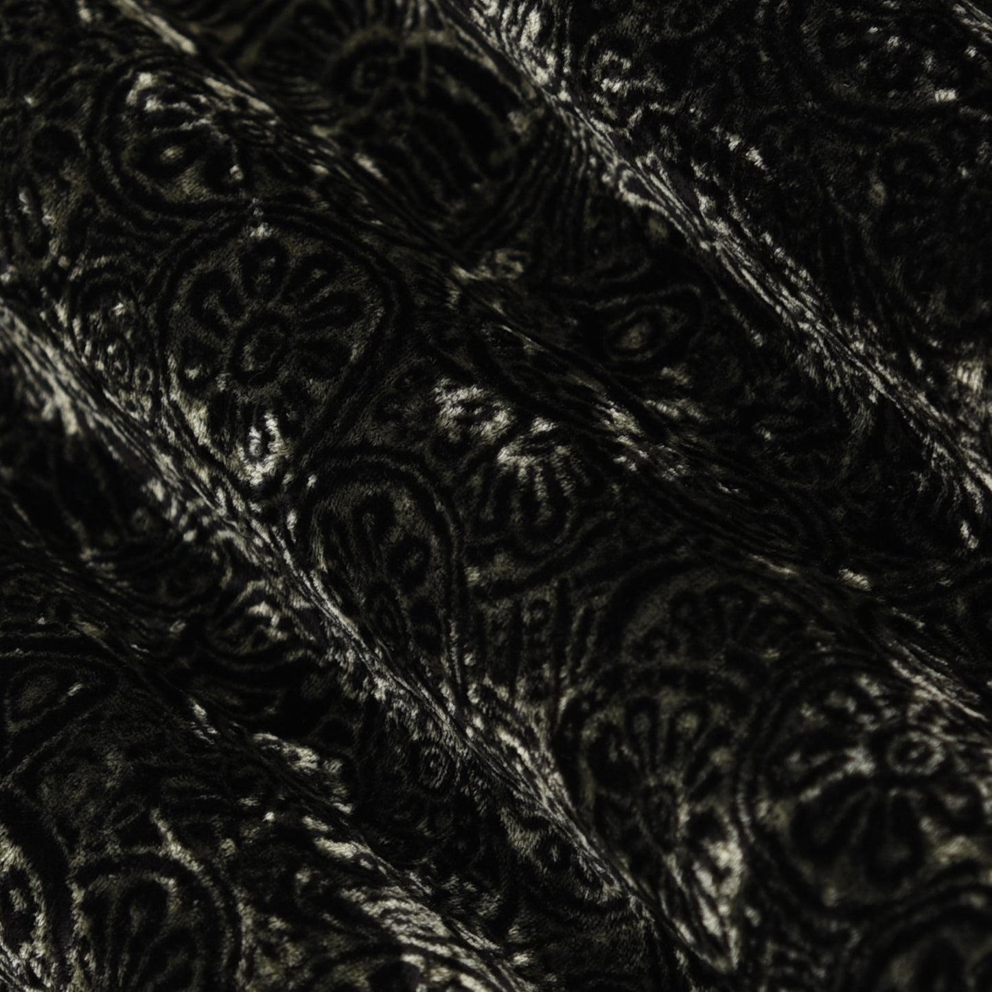 Pure Silk Velvet Print Fabric