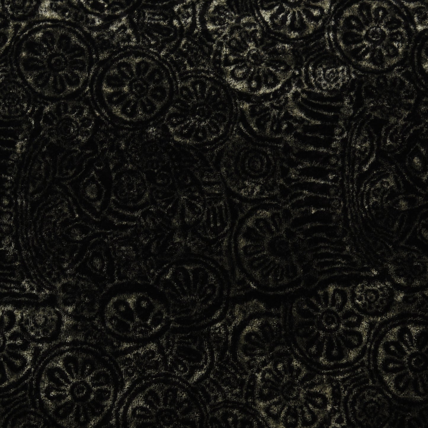 Pure Silk Velvet Print Fabric