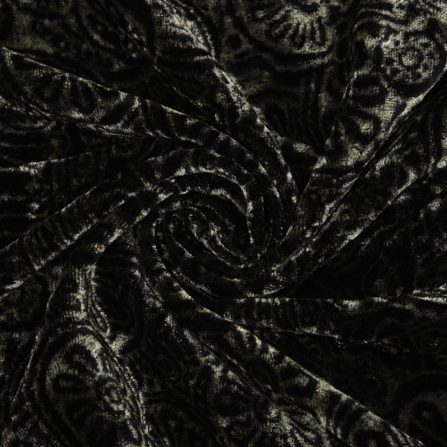 Pure Silk Velvet Print Fabric