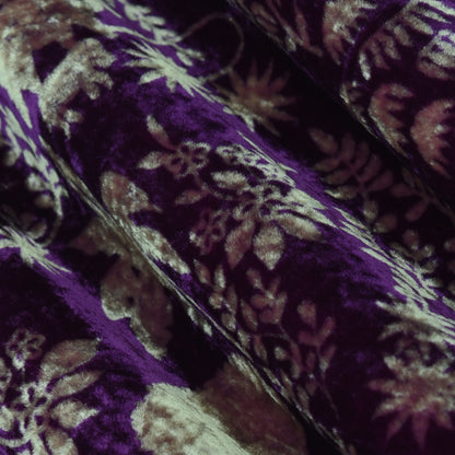 Pure Silk Velvet Print Fabric