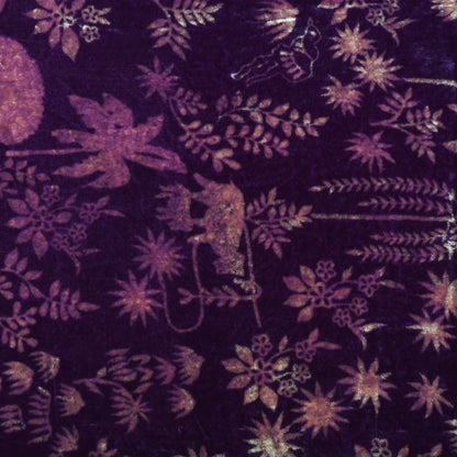 Pure Silk Velvet Print Fabric