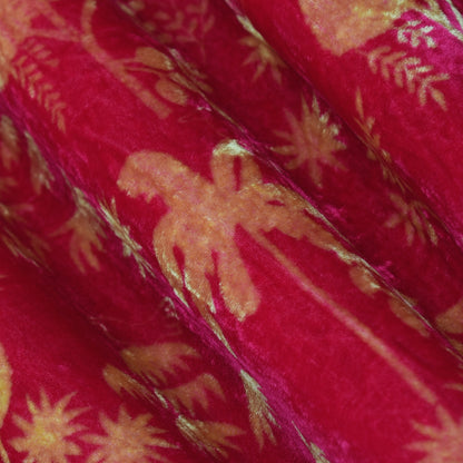 Pure Silk Velvet Print Fabric