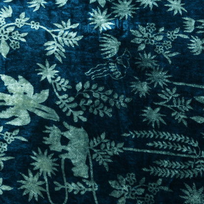 Pure Silk Velvet Print Fabric