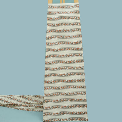 Stripe Floral Cotton Print Fabric