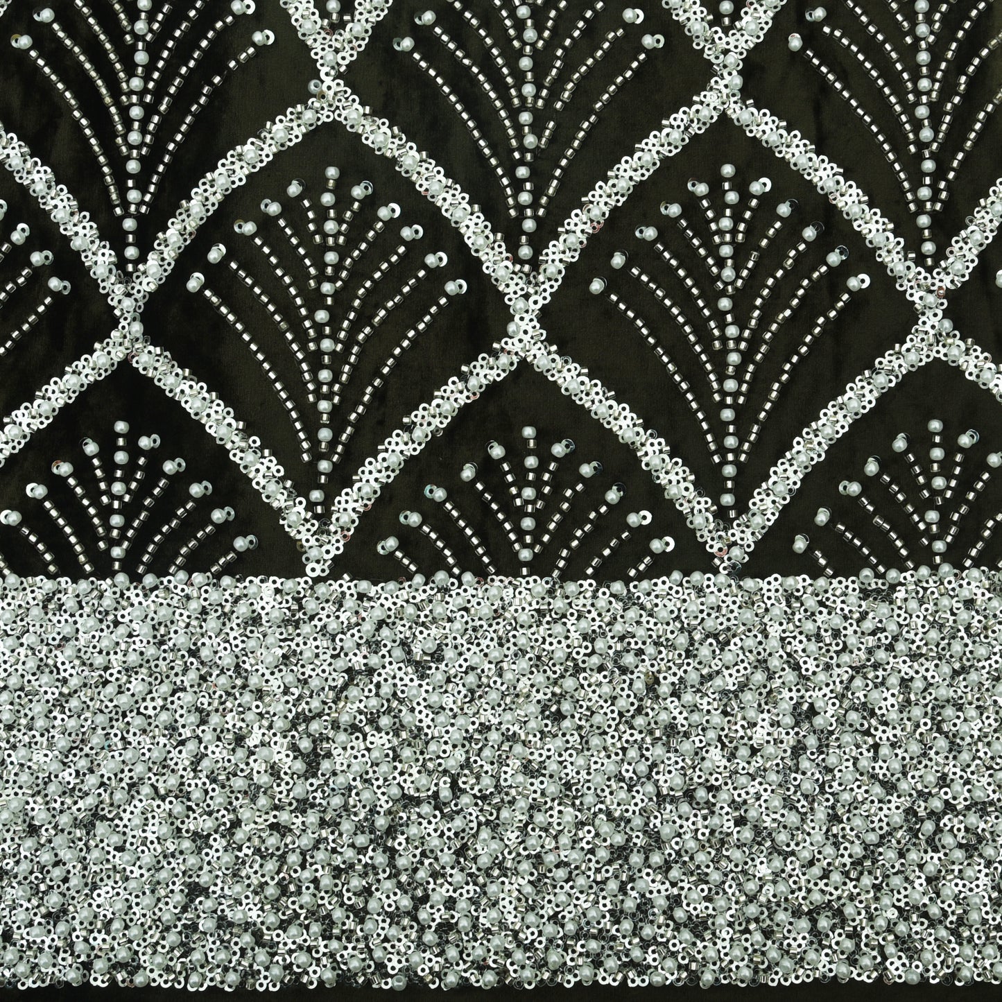 Velvet Embroidery Fabric