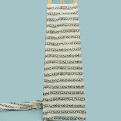 Stripe Floral Cotton Print Fabric