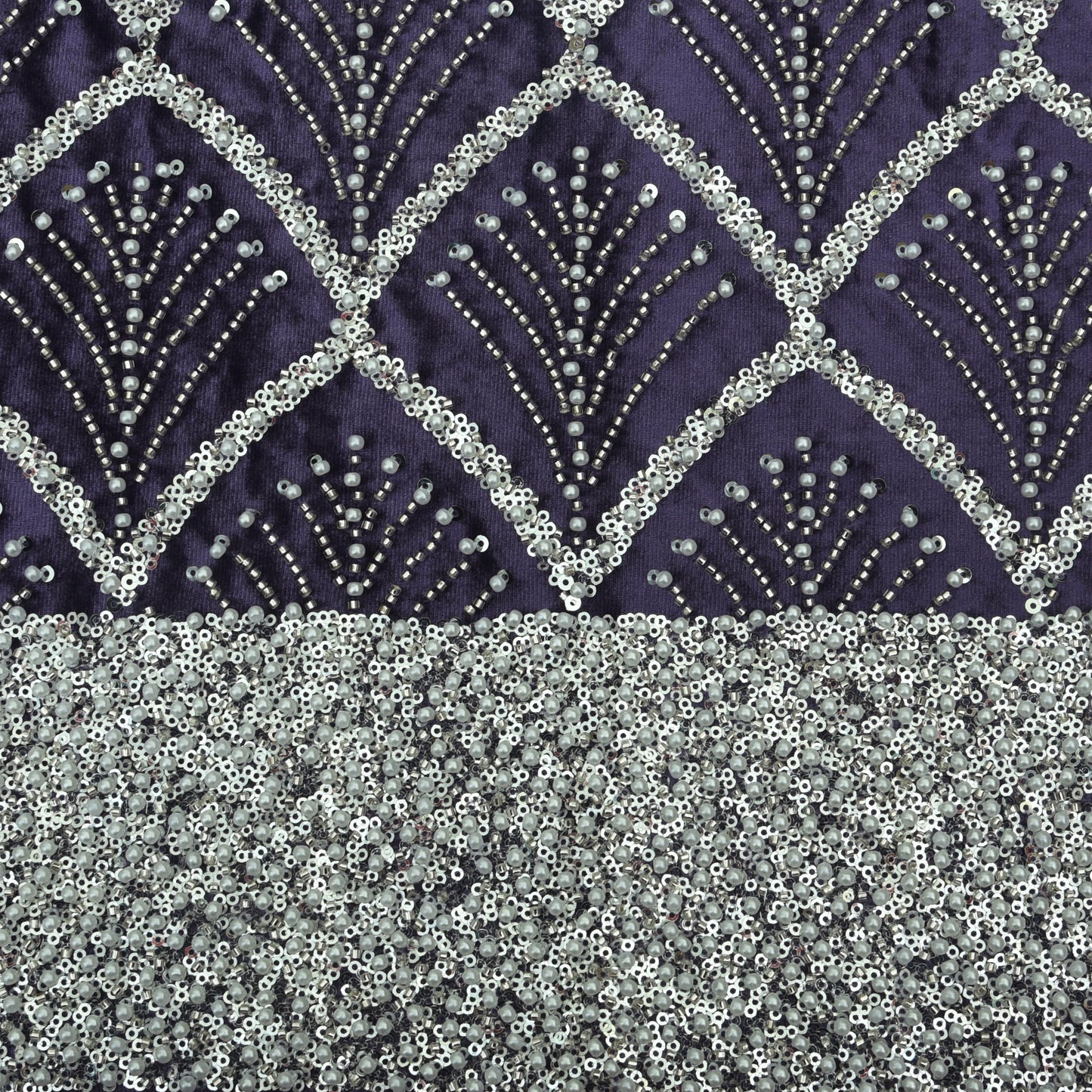 Velvet Embroidery Fabric