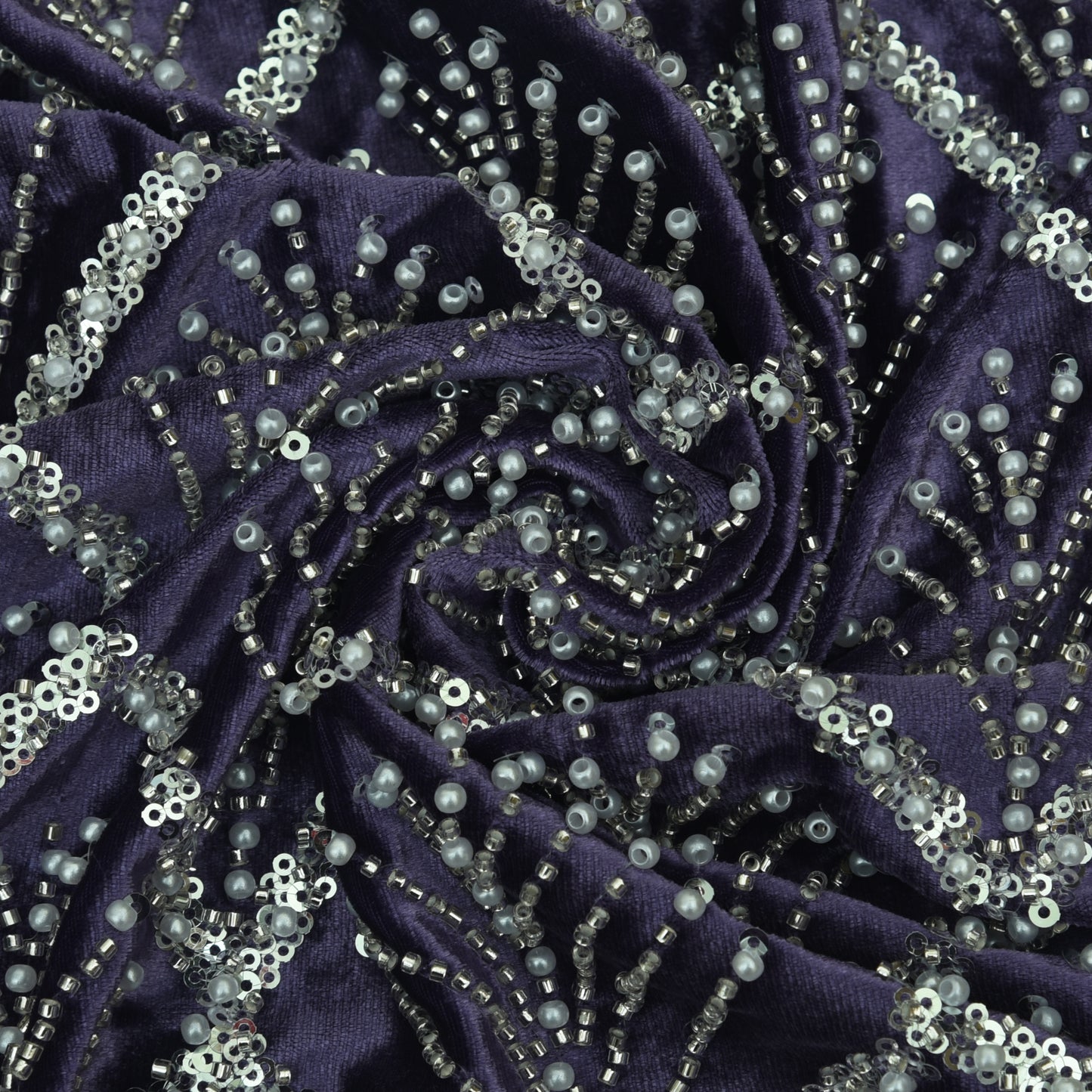 Velvet Embroidery Fabric