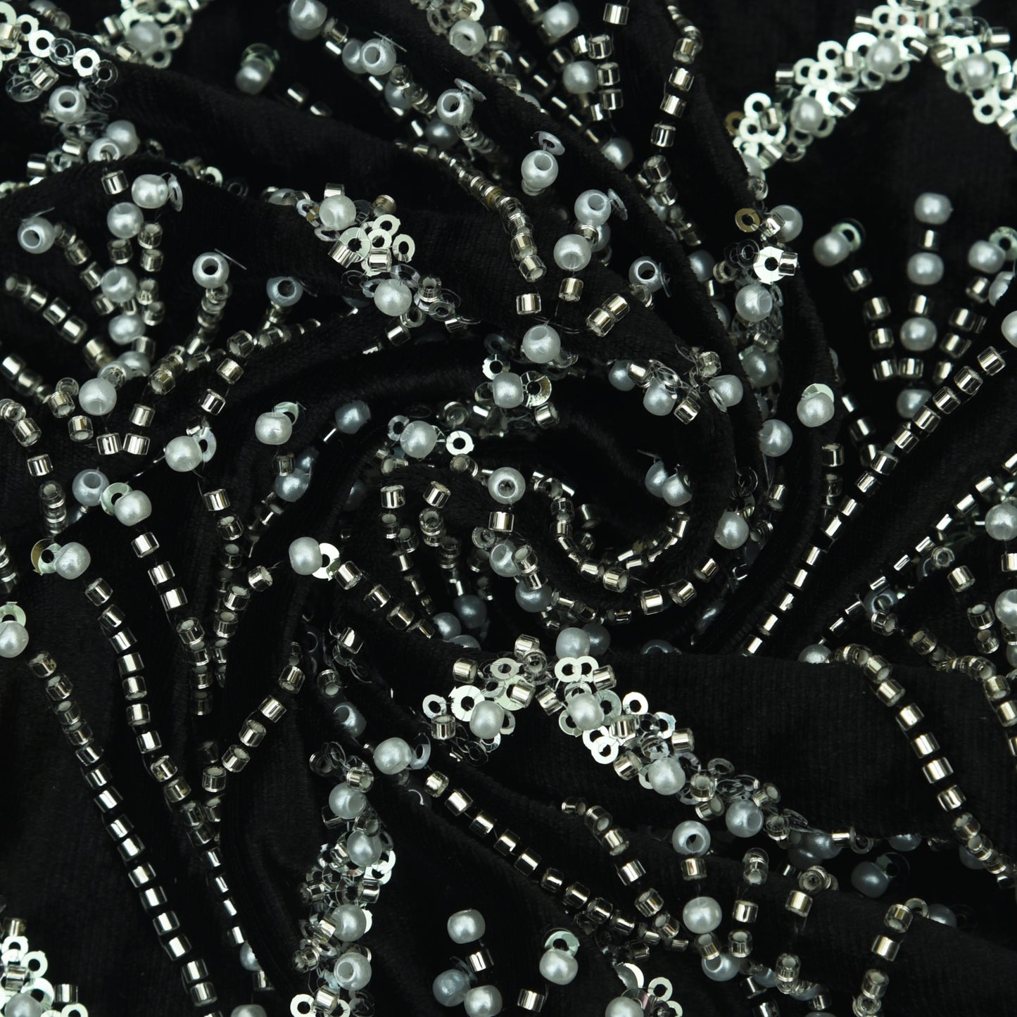 Velvet Embroidery Fabric