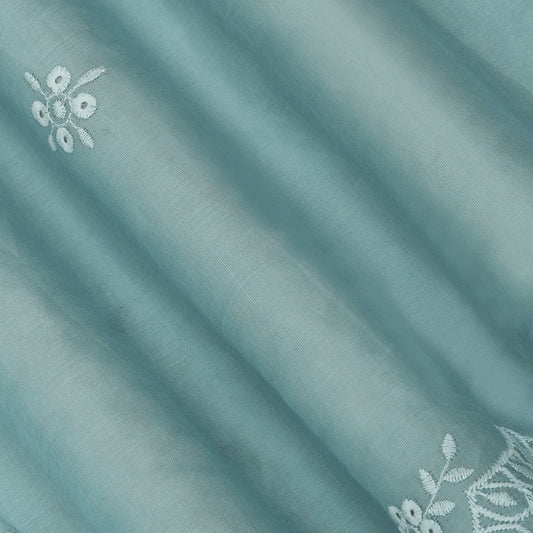 Cotton Embroidery Dupatta Fabric (Cut Pieces 2.5Mtr)