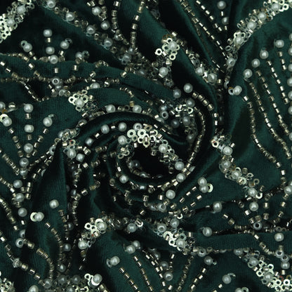 Velvet Embroidery Fabric