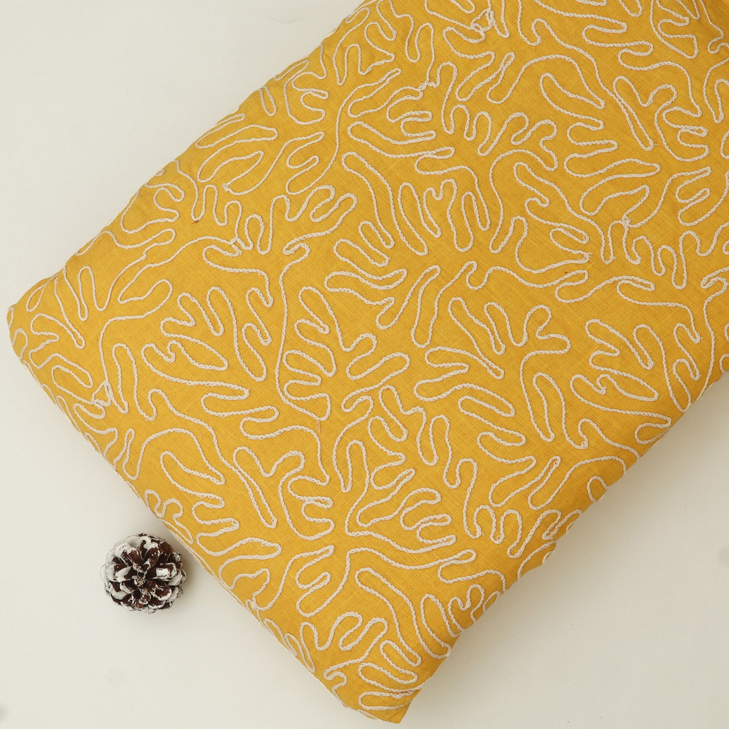 Pure Linen Embroidery Fabric